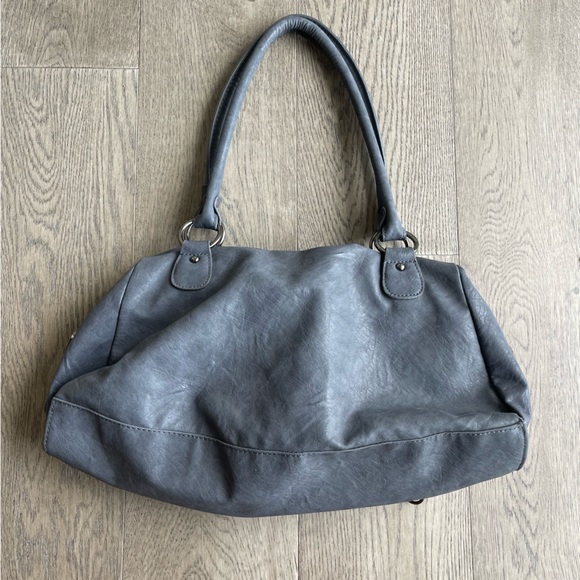 Grey leather bag - Picture 2 of 4